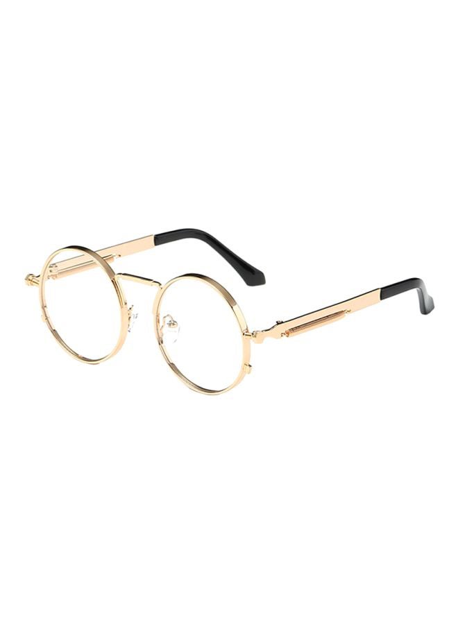 UNIVERSAL Men's Round Eyeglasses - Lens Size: 49 mm