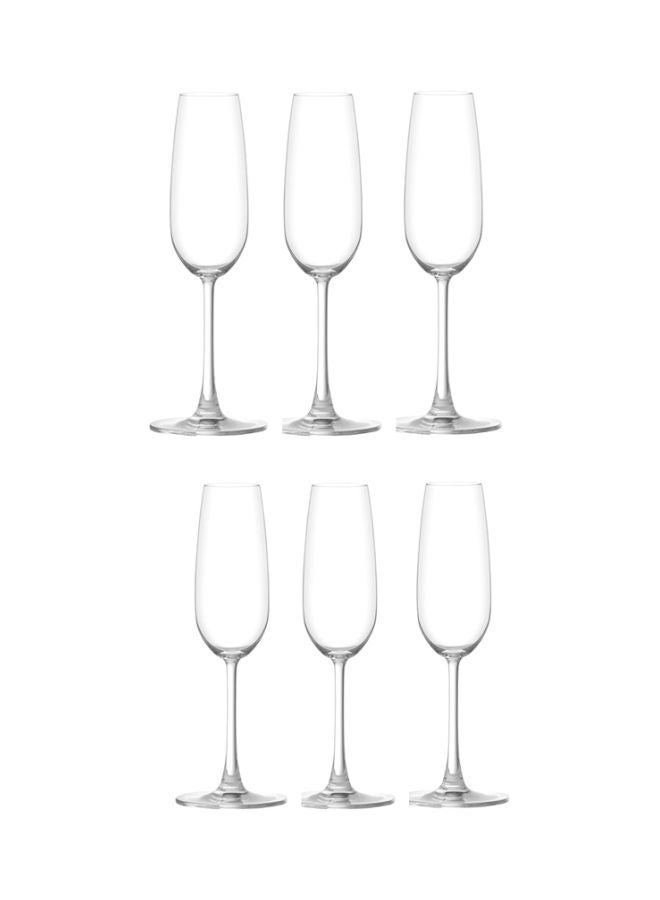 أوشن طقم أكواب زجاجية ماديسون فلوت مكون من 6 قطع شفاف 0.21ملليلتر - Image 1