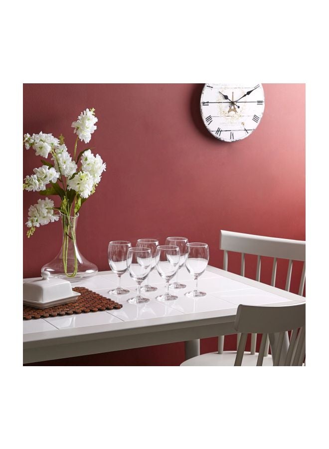 هوم بوكس طقم أكواب ماء كلاسيكية، 6 قطع شفاف 350ملليلتر - Image 2