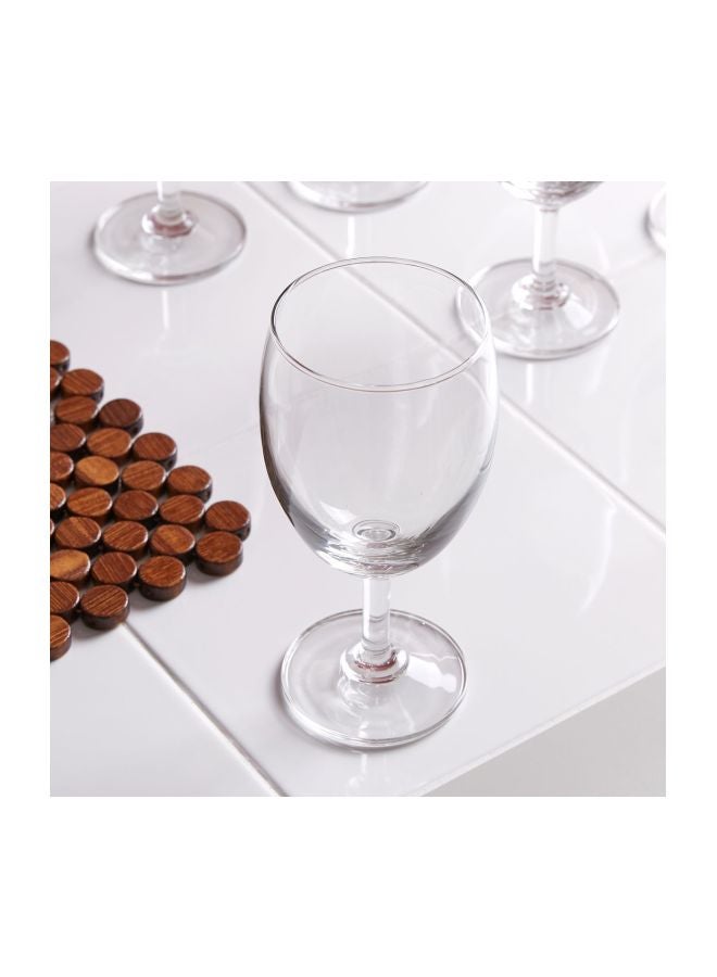 هوم بوكس طقم أكواب ماء كلاسيكية، 6 قطع شفاف 350ملليلتر - Image 4