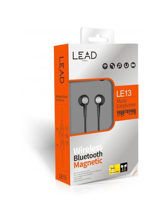 ليد سماعة أذن داخلية بلوتوث LE13 أسود - Image 4