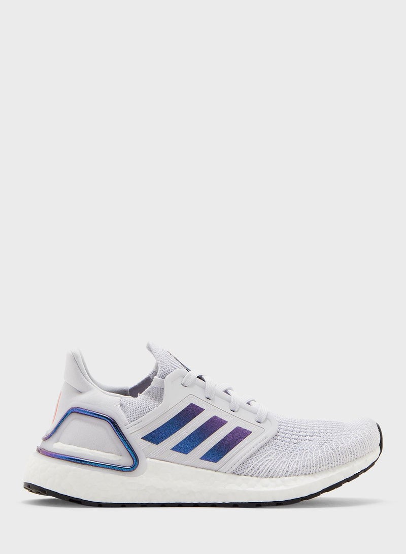 Adidas - Space Race Ultraboost 20 Running Shoes Grey/Purple - Image 1