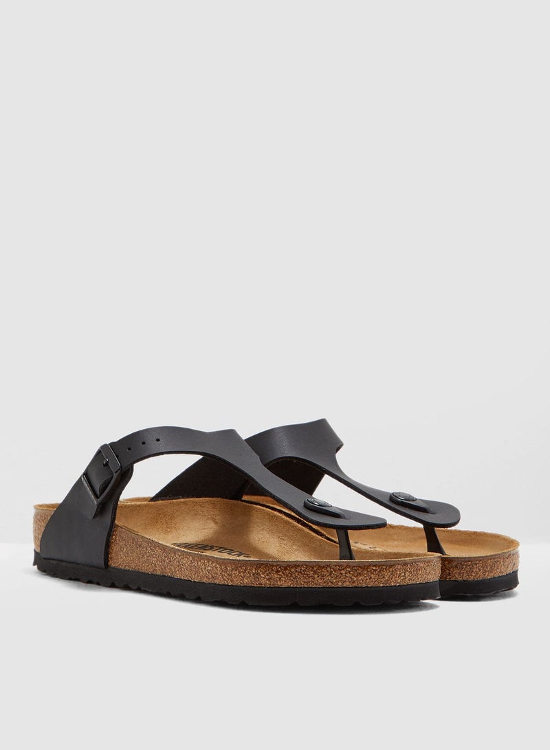BIRKENSTOCK Gizeh Buckle Sandals Black  - Image 4
