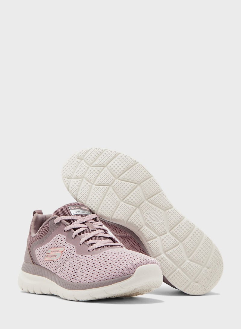 SKECHERS - Bountiful - Quick Path Trainers Lavender - Image 1
