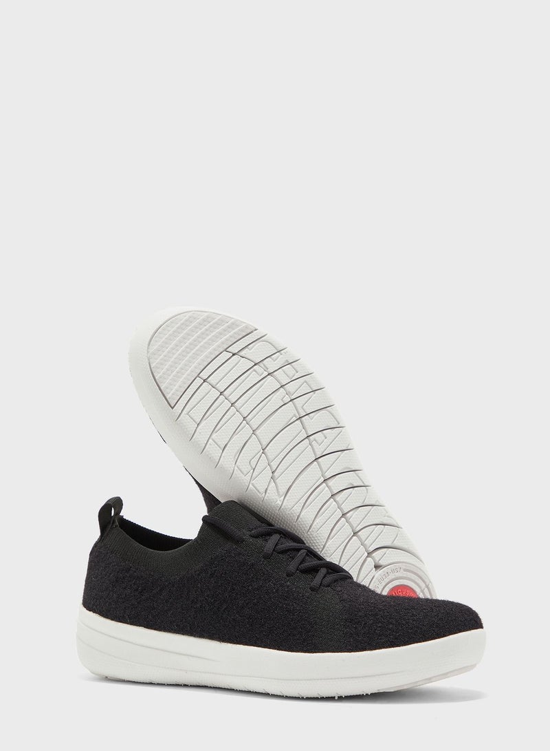 FitFlop - F-Sporty Comffknit Sneakers Black - Image 1