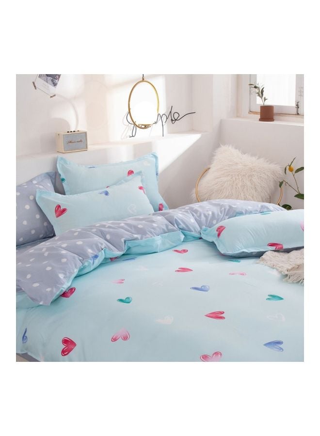 Beauenty 3-Piece Printed Duvet Cover Set Combination Blue/Grey - Image 2