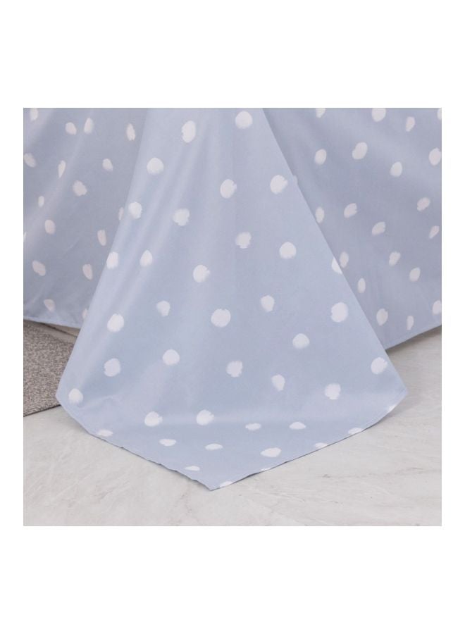 Beauenty 4-Piece Printed Duvet Cover Set Combination Blue/Pink - Image 5