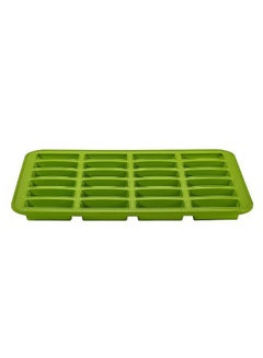 Rectangle Mini Loaf Mould Green 32.5 x 2.5cm