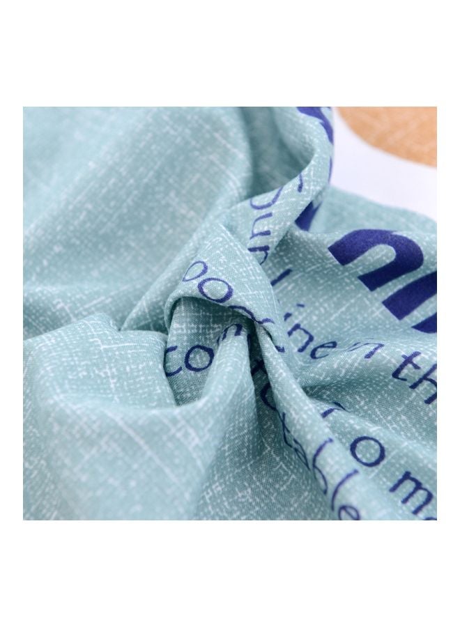 Beauenty 3-Piece Printed Duvet Cover Set Combination Blue/White - Image 5