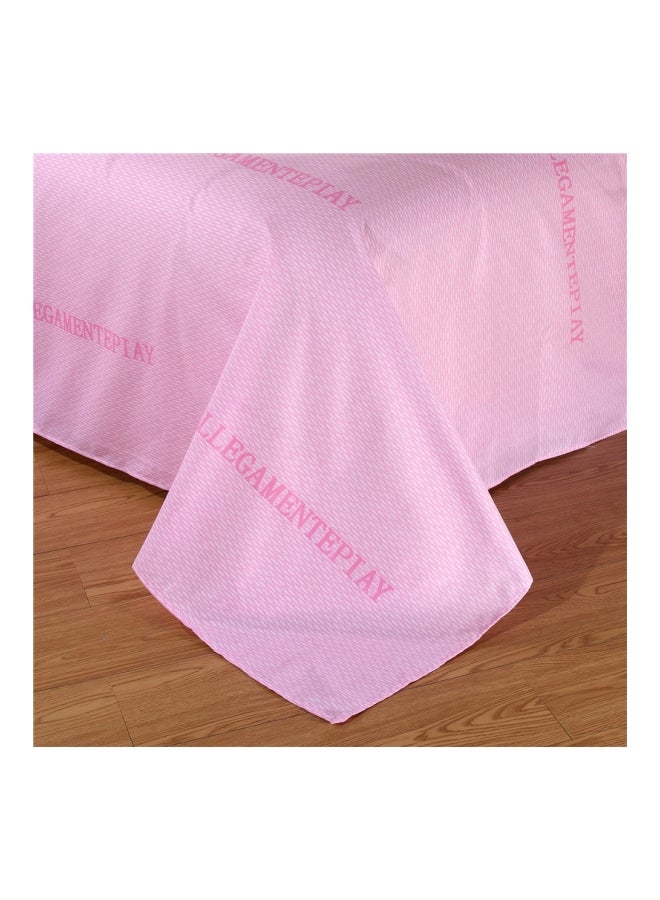 Beauenty 3-Piece Printed Duvet Cover Set Combination Blue/Yellow/Pink - Image 3