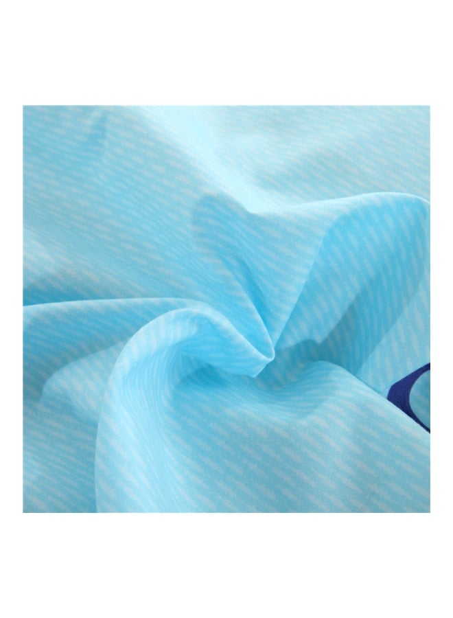 Beauenty 3-Piece Printed Duvet Cover Set Combination Blue/Yellow/Pink - Image 5