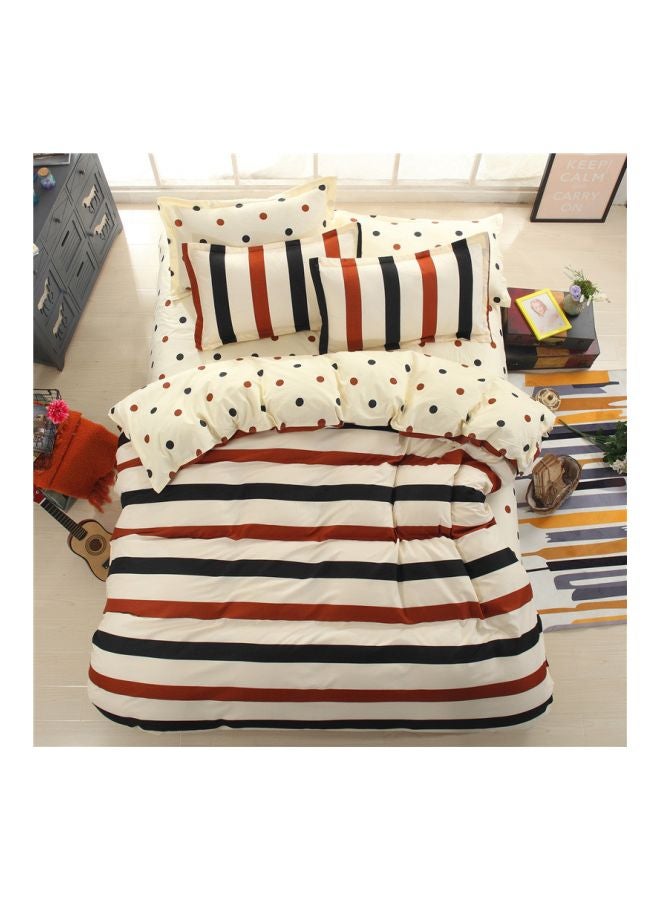 Beauenty 3-Piece Jacquard Duvet Cover Set Polyester multicolour - Image 1