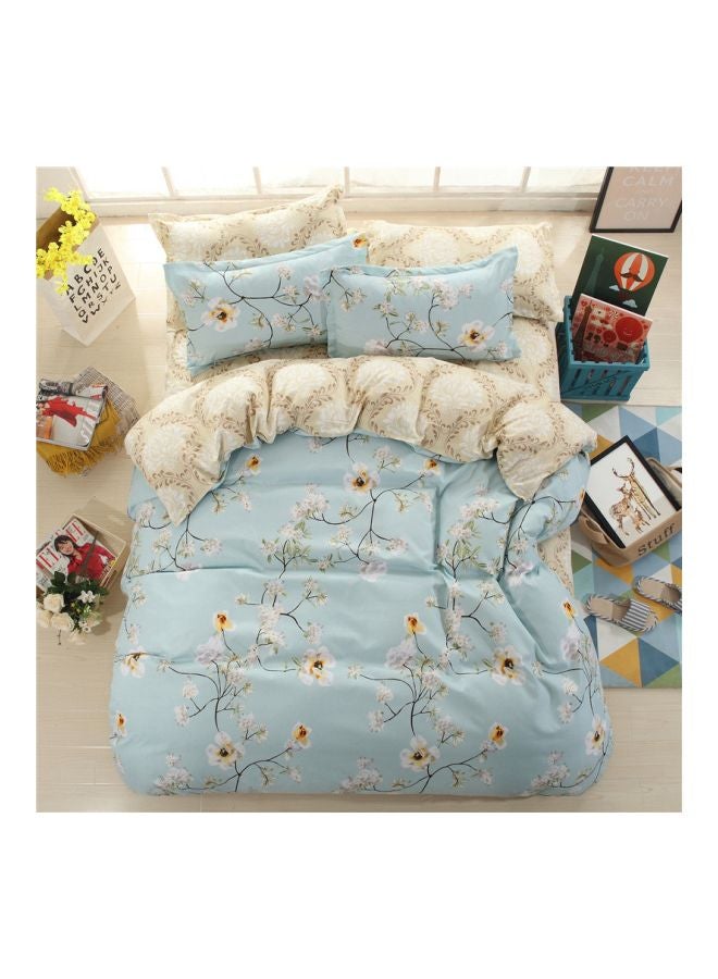 بيوينتي طقم غطاء لحاف مطبّع مكون من 4 قطع بوليستر متعدد الألوان - Image 1