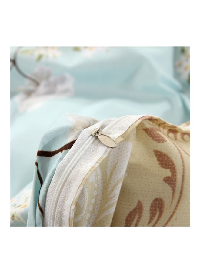 بيوينتي طقم غطاء لحاف مطبّع مكون من 4 قطع بوليستر متعدد الألوان - Image 3