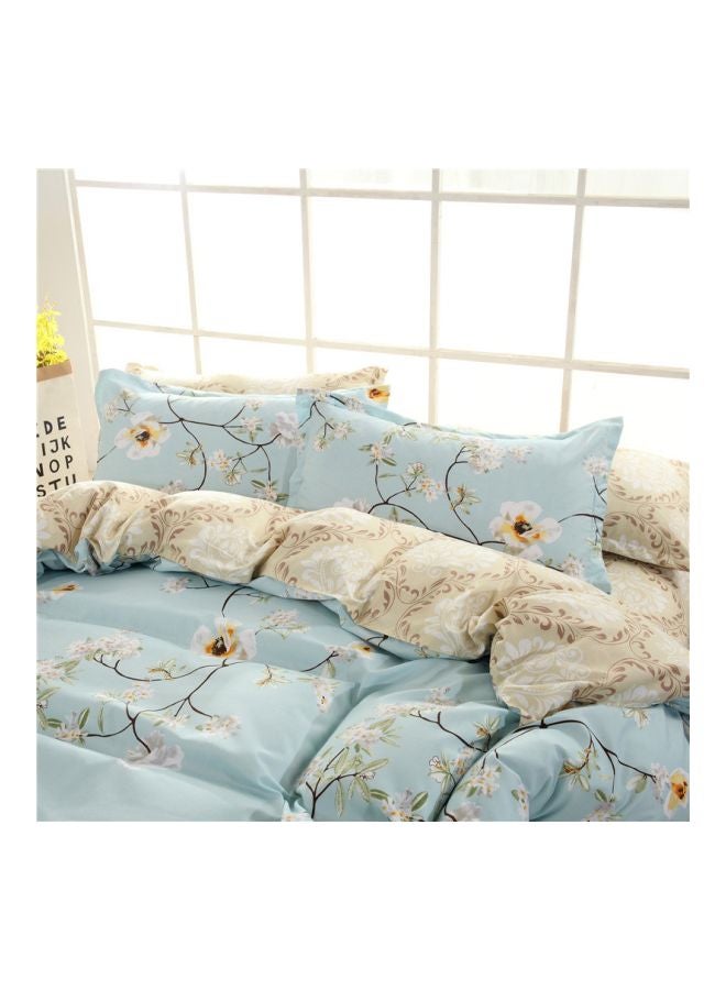 بيوينتي طقم غطاء لحاف مطبّع مكون من 4 قطع بوليستر متعدد الألوان - Image 4