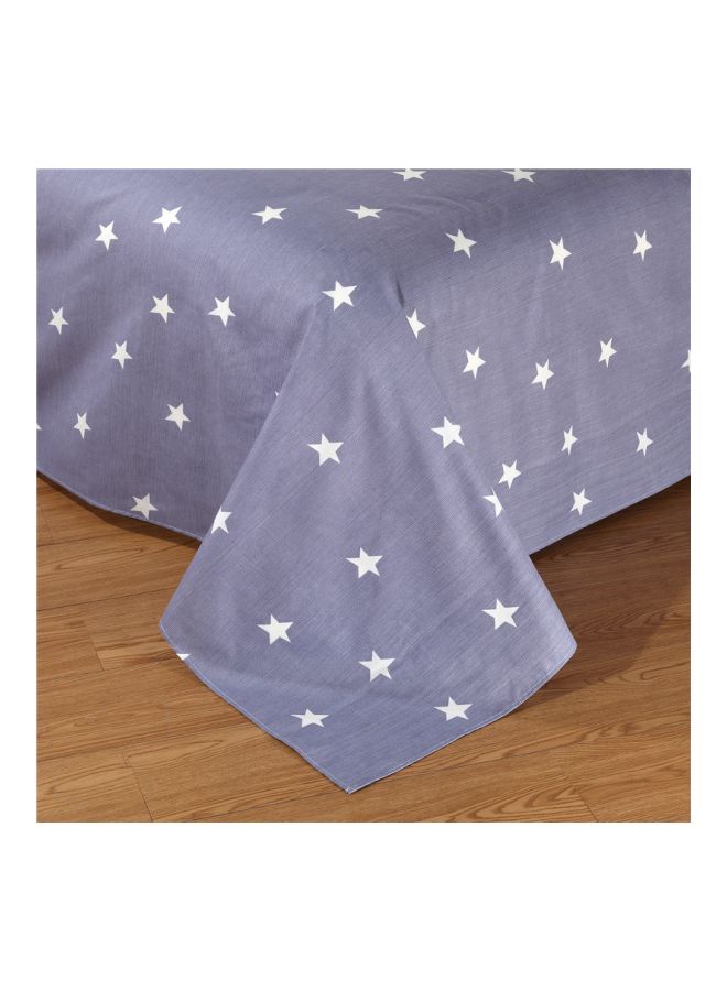 Beauenty 4-Piece Printed Duvet Cover Set Combination Blue/Green/White - Image 5