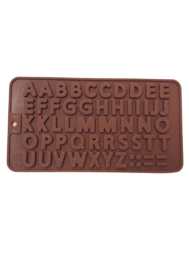 Lakeland Alphabet Letters Chocolate Mould Brown 21.5 x 11.5centimeter 
