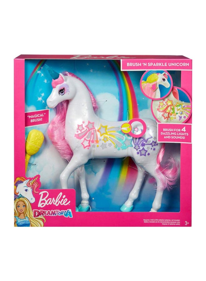 Mattel Games Barbie Dreamtopia Brush And Sparkle Unicorn Toy - Image 2