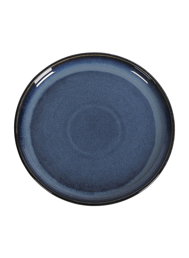 Sharpdo Elegant Kiln Turning Disc Plate Blue 25.5 x 25.5cm  - Image 1