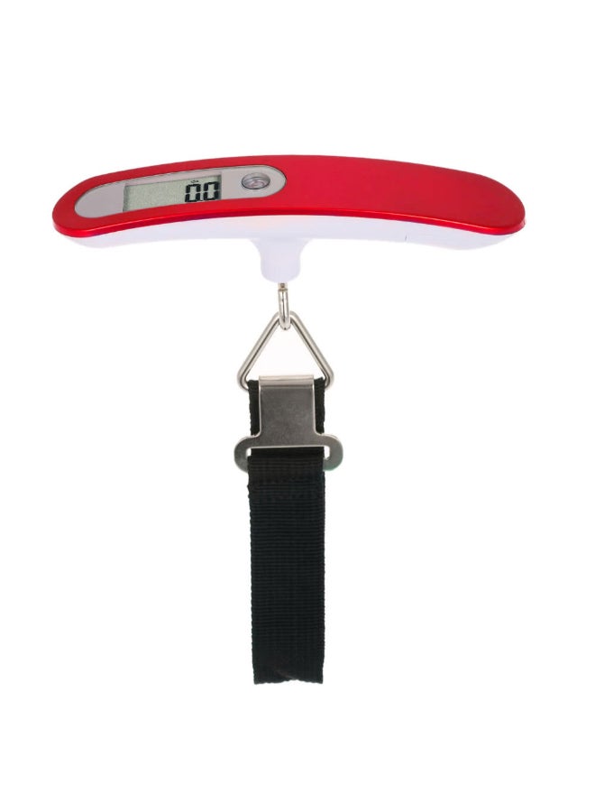Digital Luggage Weighing Scale Red/White - Image 2