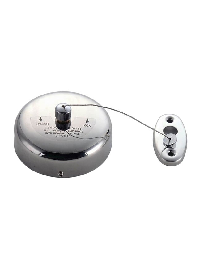 Stainless Steel Single Line Retractable Clothes Dryer Silver  - Image 1