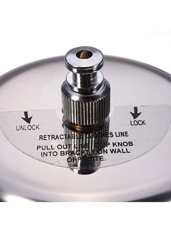Stainless Steel Single Line Retractable Clothes Dryer Silver  - Image 3
