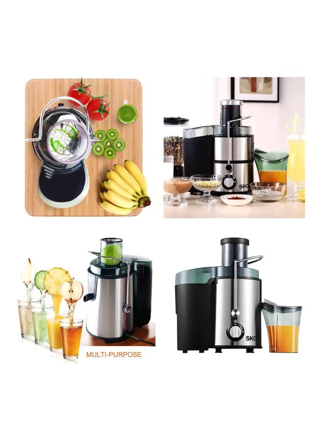 Wide Mouth Juice Extractor 450.0 W H16275UK Silver/Black/Clear