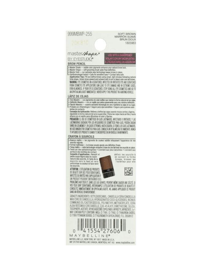 Master Shape Brow Pencil Soft Brown