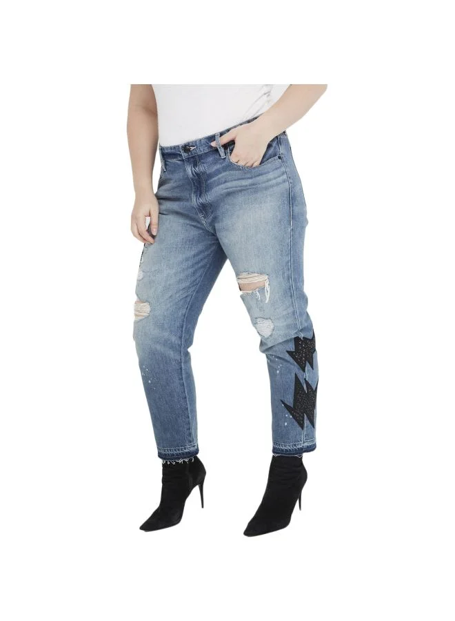 Juicy Couture Straight Fit Jeans Blue