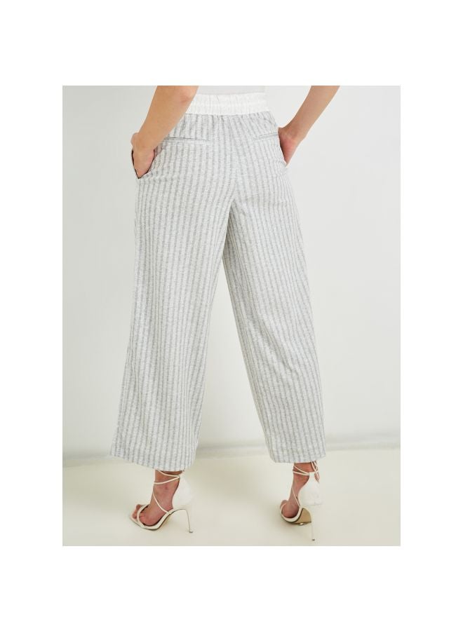 Iconic Striped Wide Leg Pyjama Multicolor - Image 2