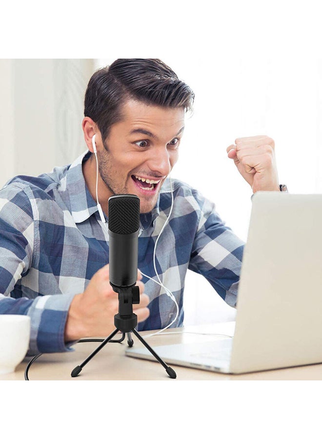 FIFINE K730 USB Condenser Microphone for Windows PC, Laptop, MAC, PS4 with Cardioid Pattern For Voice Recording, Podcast, Video Conference, YouTube Videos K730 Black  - Image 4
