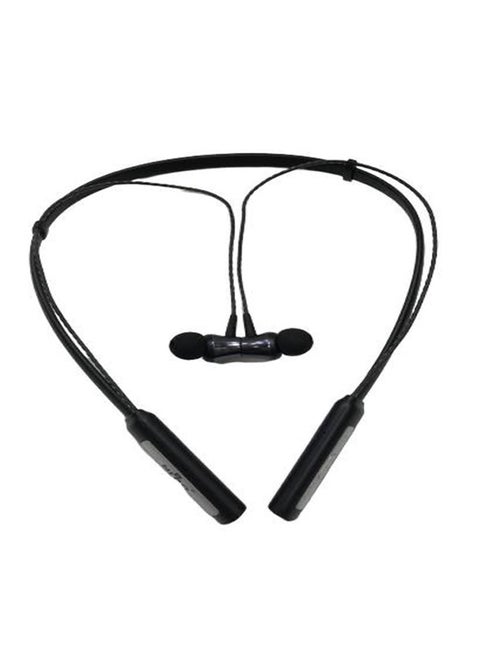 Wireless Magnetic Bluetooth Headset Black
