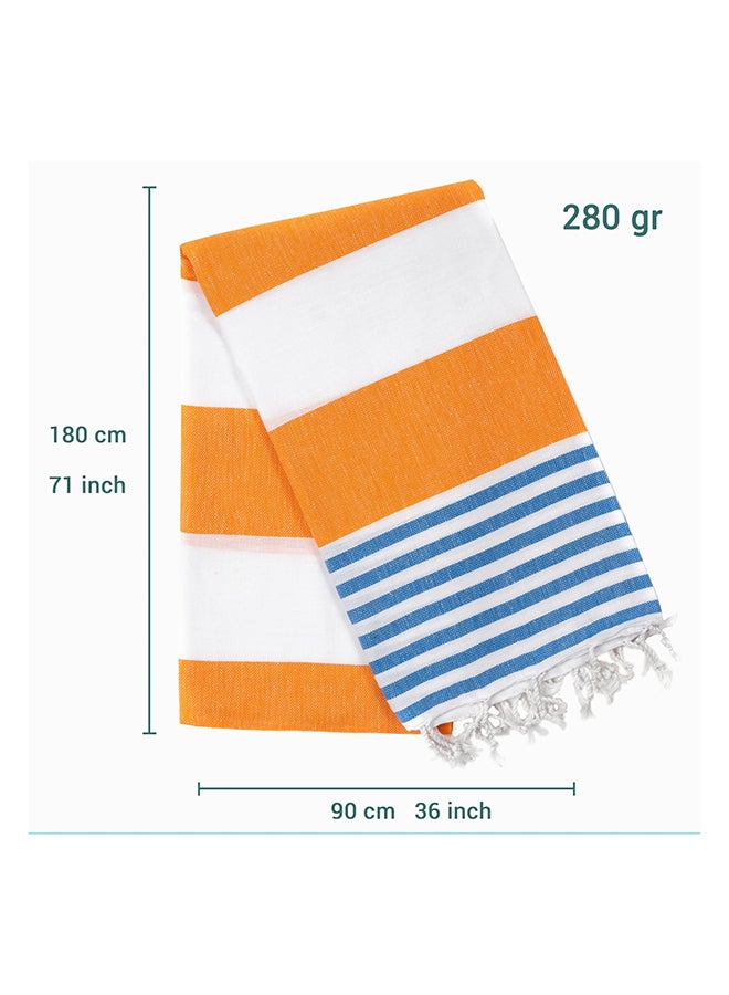 LAISLABONITA Turkish Cotton Pestemal Beach Towel Multicolour 180 x 90cm  - Image 2