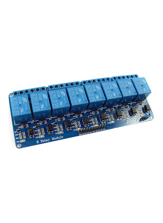8-Channel 12V Relay Shield Module For Arduino UNO 2560 1280 ARM PIC AVR STM Blue