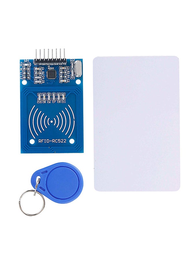 Generic - RC522 Card Read Antenna RF RFID Reader IC Card Proximity Module MFRC-522 Blue - Image 1