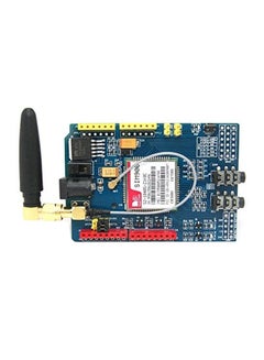 GSM GPRS Quad Band Board SIM900 Shield For Arduino Blue