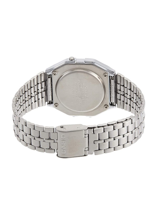 CASIO Men's Stainless Steel Digital Quartz Wrist Watch A-159WA-N1 - 33 mm - Silver  - Image 2