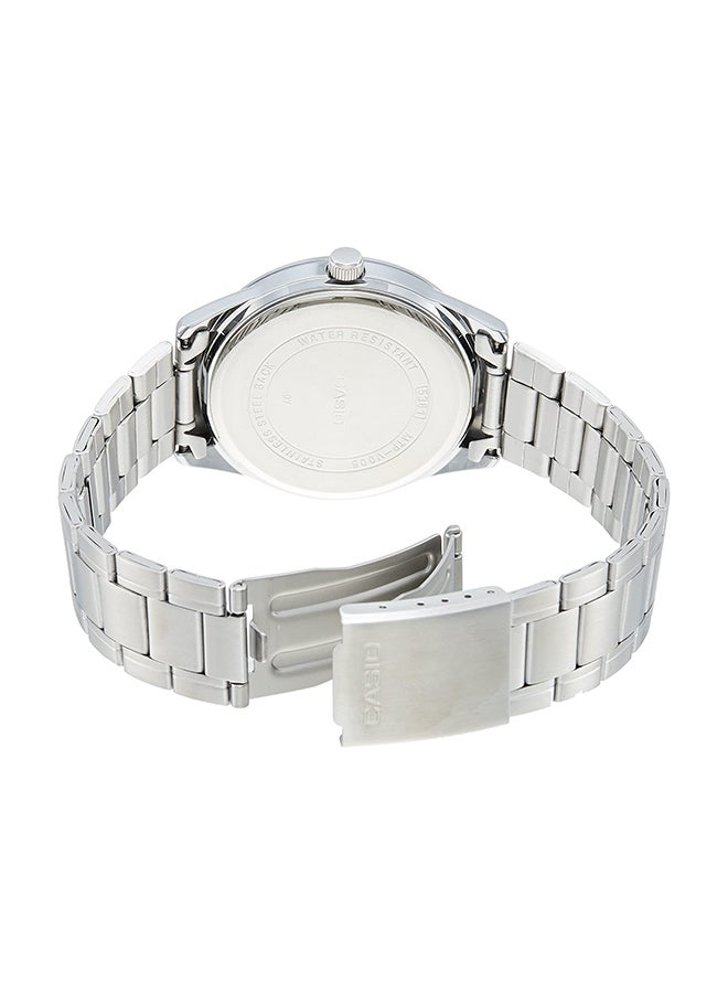 CASIO Men's Stainless Steel Analog Watch MTP-V005D-1B - 48 mm - Silver - Image 2