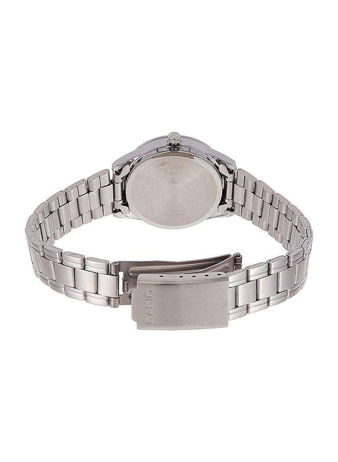 كاسيو ساعة يد من الستانلس ستيل بعقارب طراز LTP-V005D-1AVDF للنساء - Image 2