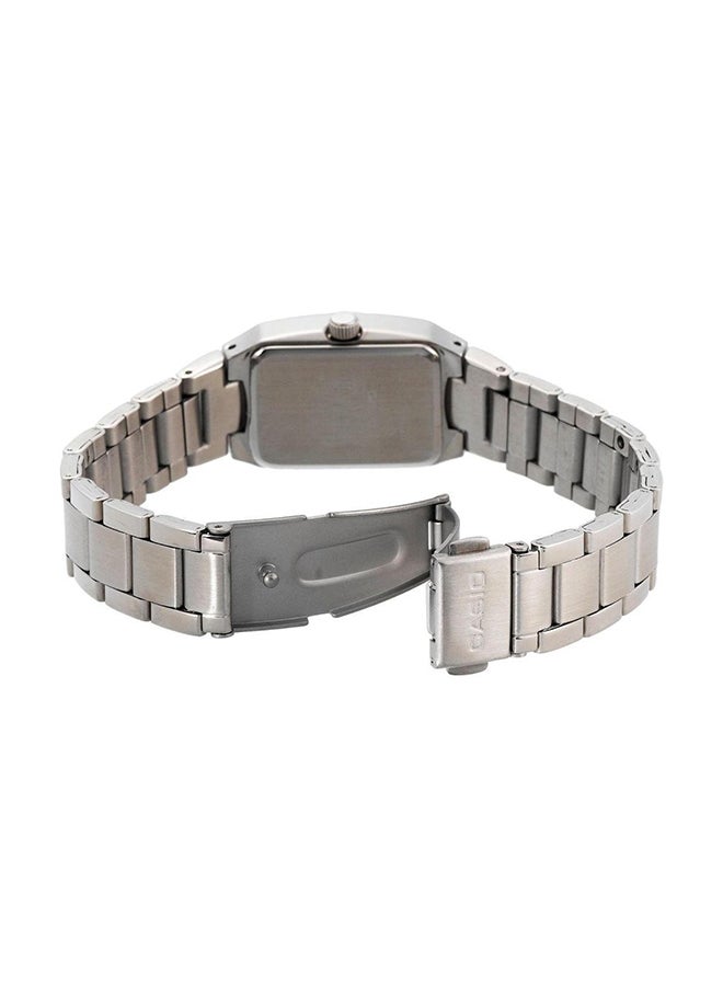 كاسيو ساعة يد بعقارب وسوار من الإستانلس ستيل طراز LTP-1165A-7C2DF - 21 مم - فضي للنساء - Image 2