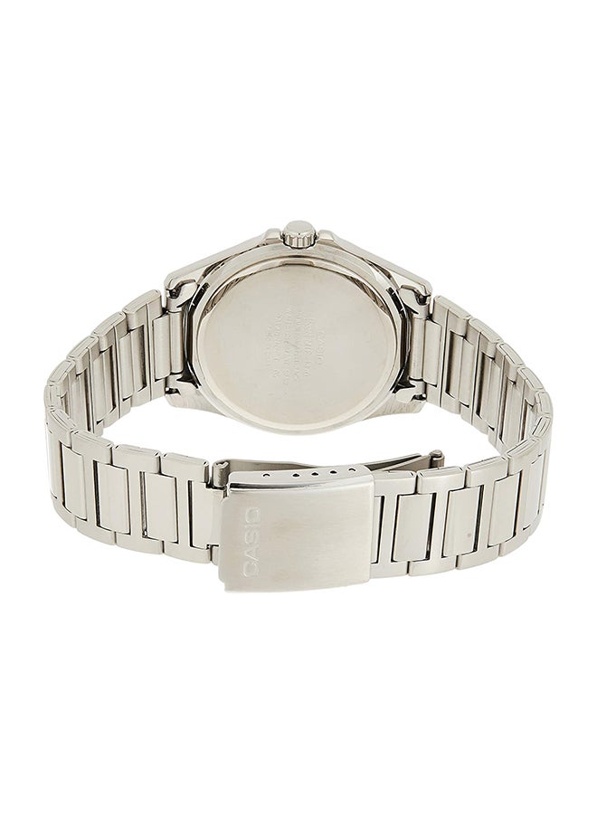 CASIO Men's Stainless Steel Analog Watch MTP-1370D-1A2V - 40 mm - Silver - Image 2