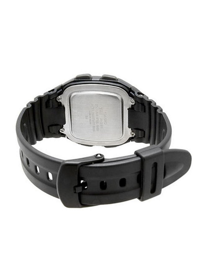 CASIO Men's Resin Digital Watch W-96H-1AV - 44 mm - Black - Image 2