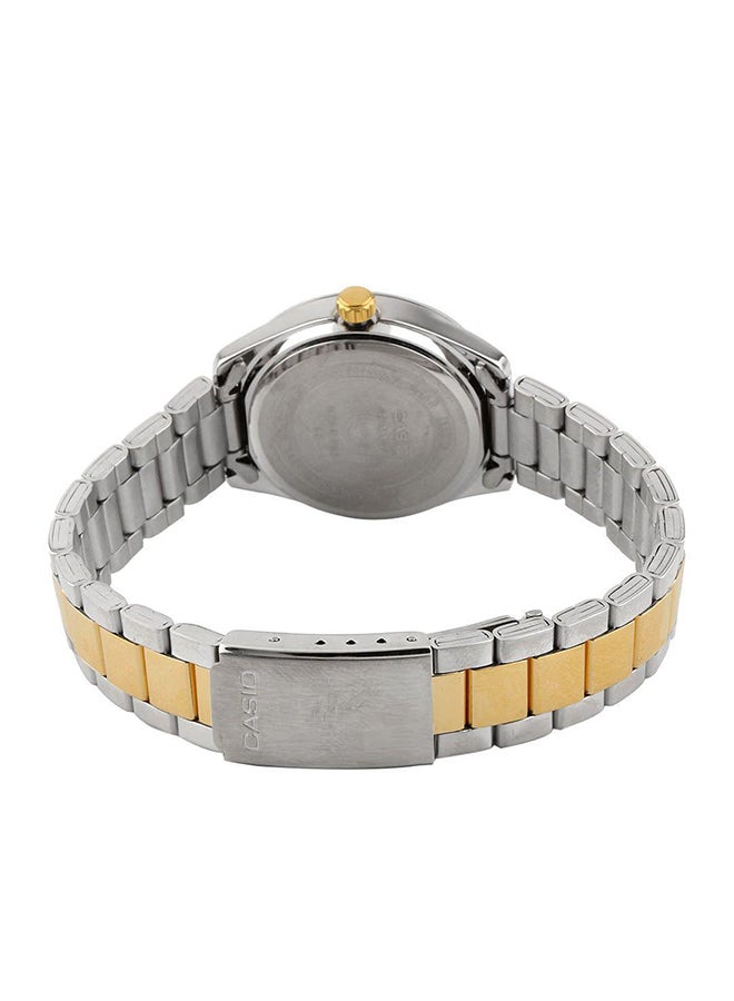 CASIO Women's Stainless Steel Analog Watch LTP-1302SG-7AVDF - 30 mm - Silver/Gold - Image 2