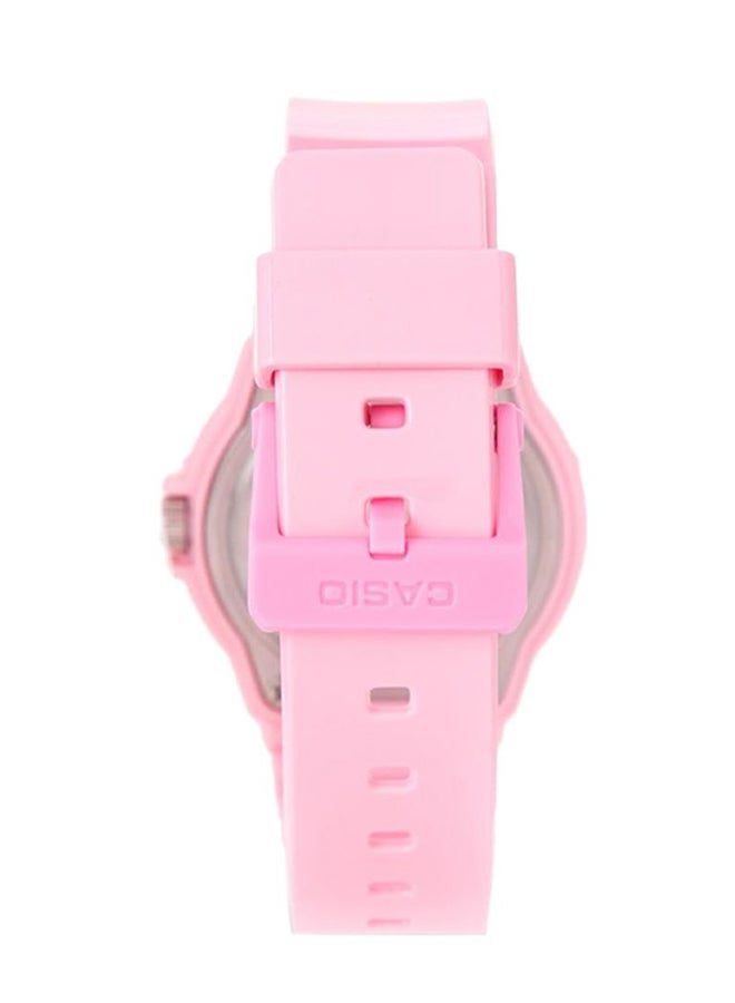 CASIO - Women's Water Resistant Resin Analog Watch LRW-200H-4B2VDF - 39 mm - Pink - Image 1