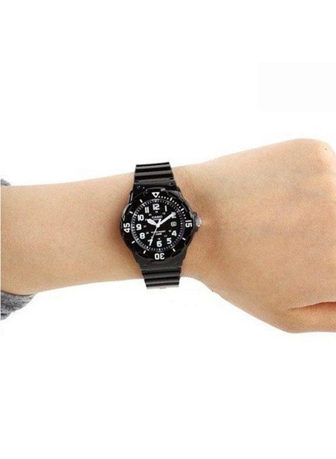 CASIO Men's Water Resistant Resin Analog Watch LRW-200H-1BVDF - 30 mm - Black - Image 2