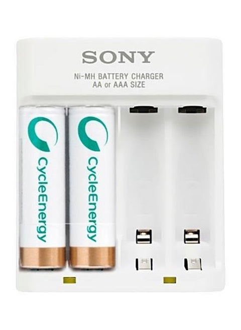 1900.0 mAh Micro USB Power Battery Charger White
