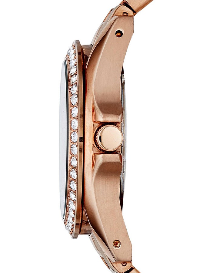 FOSSIL Women's Stainless Steel Analog Watch ES2811 - 36 mm - Rose Gold  - Image 2
