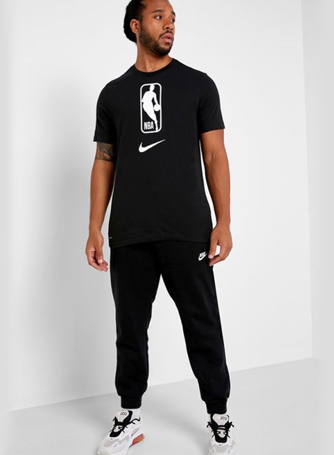 Nike Round Neck Printed T-Shirt Black - Image 3