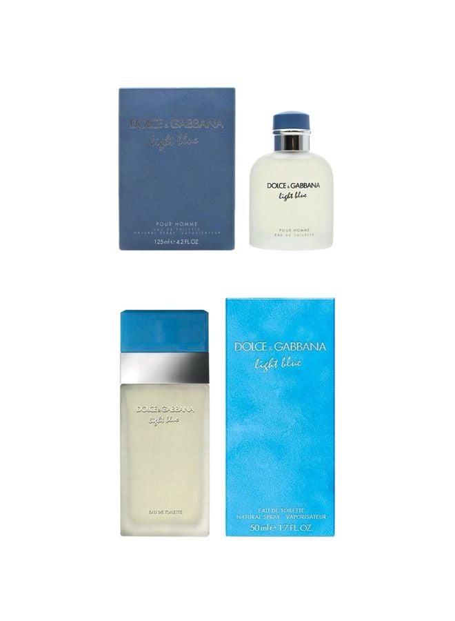 Dolce & Gabbana Light Blue Women 100 ml & Light Blue Men 125 ml - Image 1