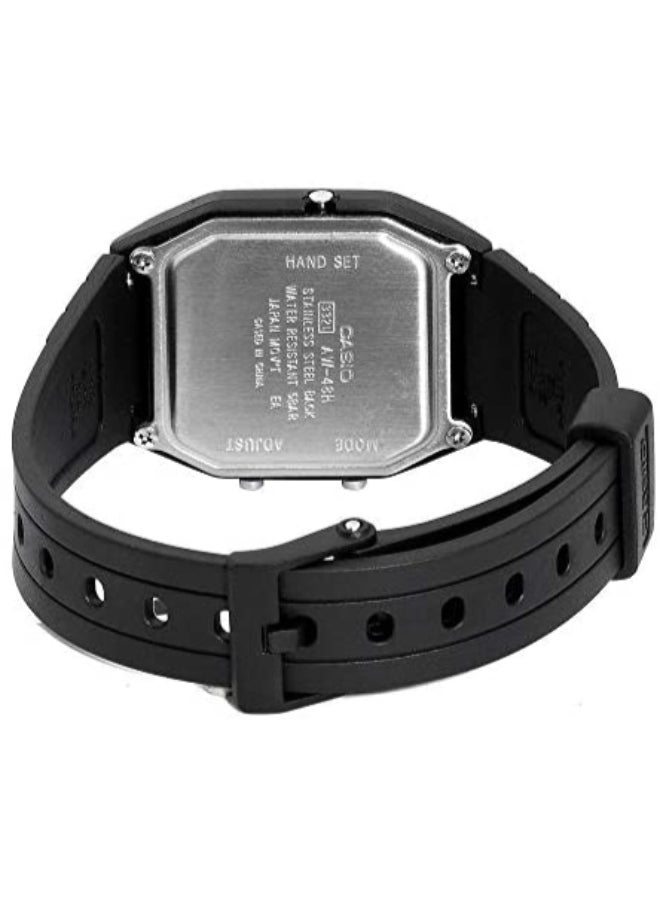 CASIO Men's Synthetic Analog/Digital Wrist Watch AW-48HE-7AV  - Image 3